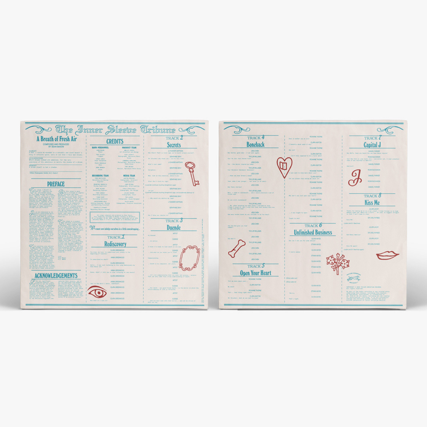 A Breath of Fresh Air vinyl record sheet music product 